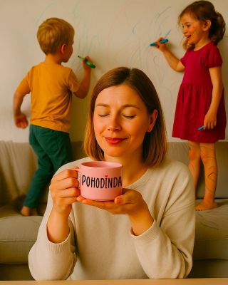 😘 Hoďte se do POHODINDY ☕ Raději byste se starala o děti, vařila a měla takovou jako POHODINDU? 🎁 Ideální pro ženy, které...